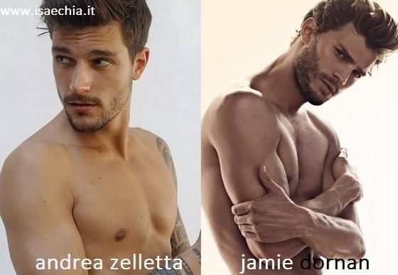 Somiglianza tra Andrea Zelletta e Jamie Dornan