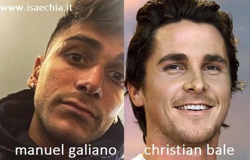 Somiglianza tra Manuel Galiano e Christian Bale