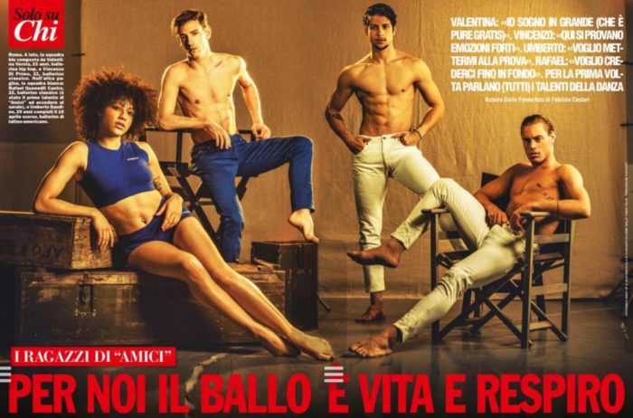 ‘Amici 18’, i ballerini del talent show raccontano la loro storia e i loro sogni al settimanale ‘Chi’ preview