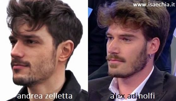 Somiglianza tra Andrea Zelletta e Alex Adinolfi