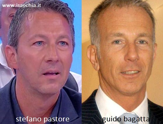 Somiglianza tra Stefano Pastore e Guido Bagatta