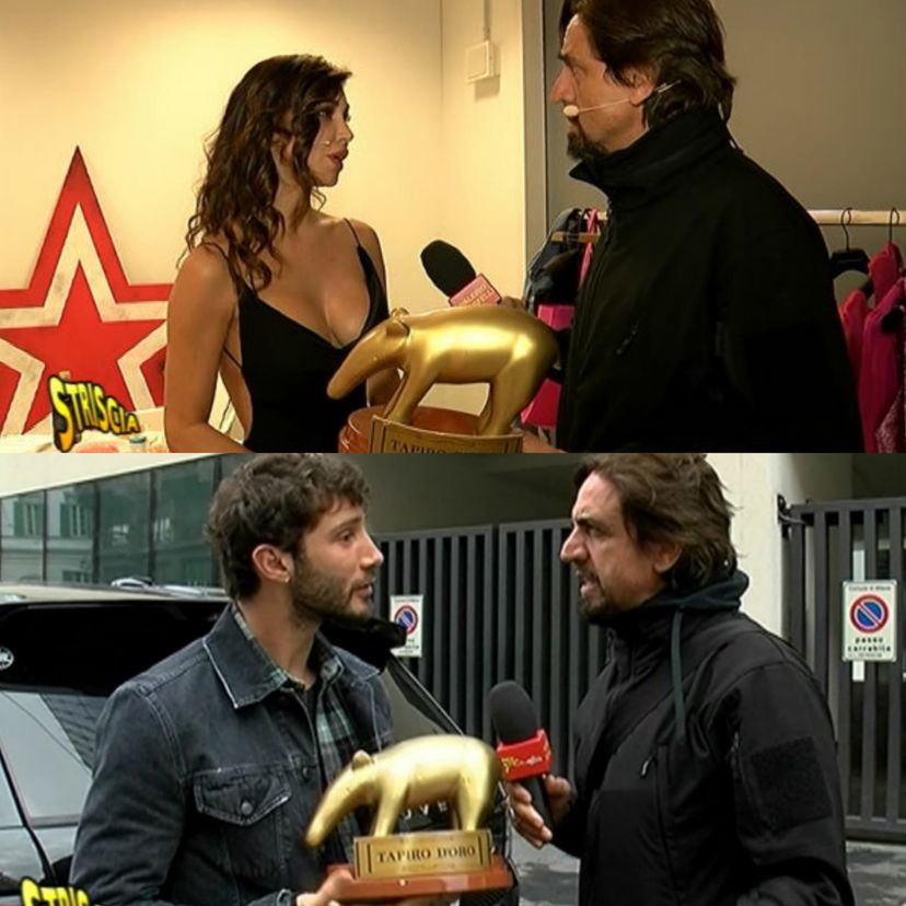 ‘Striscia la Notizia’, Tapiro D’Oro per Belen Rodriguez e Stefano De Martino! (Video) preview