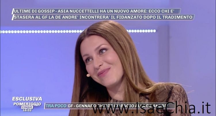 ‘Pomeriggio 5’, Asia Nuccetelli svela perché sono saltate le nozze con Gianfranco Battistini. E sul nuovo fidanzato…