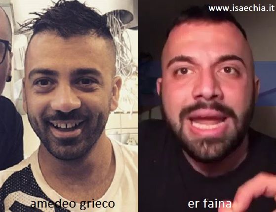 Somiglianza tra Er Faina e Amedeo Grieco di 'Pio e Amedeo'