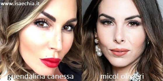 Somiglianza tra Guendalina Canessa e Micol Olivieri
