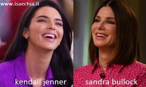 Somiglianza tra Kendall Jenner e Sandra Bullock