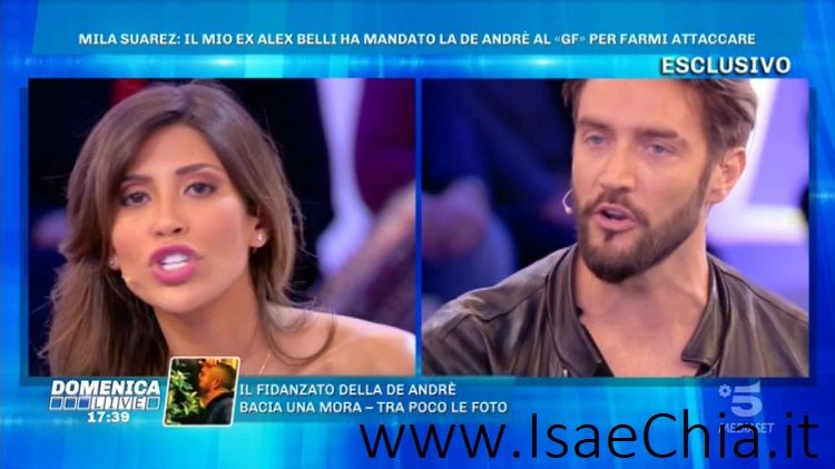 ‘Domenica Live’, tutti contro Mila Suarez. Il suo ex Alex Belli sbotta: “Fatti un esame di coscienza una volta nella vita!” preview
