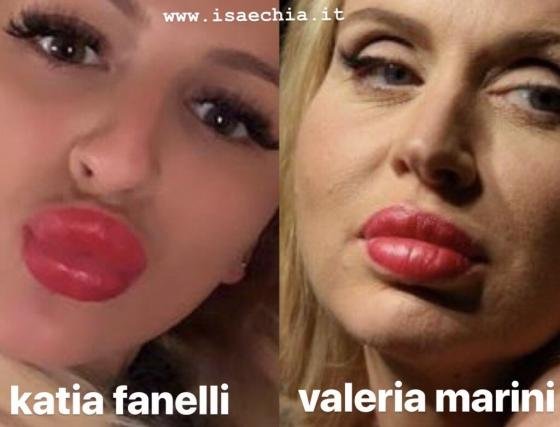 Somiglianza tra Katia Fanelli e Valeria Marini