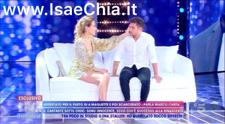 ‘Live – Non è la D’Urso’, Marco Carta racconta la sua versione dei fatti sul fermo per il furto di magliette: ecco le sue parole! preview