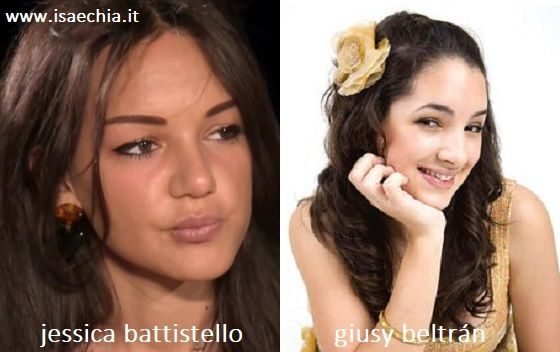 Somiglianza tra Jessica Battistello e Giusy Beltrán de ‘Il Mondo di Patty’