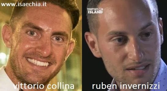 Somiglianza tra Vittorio Collina e Ruben Invernizzi