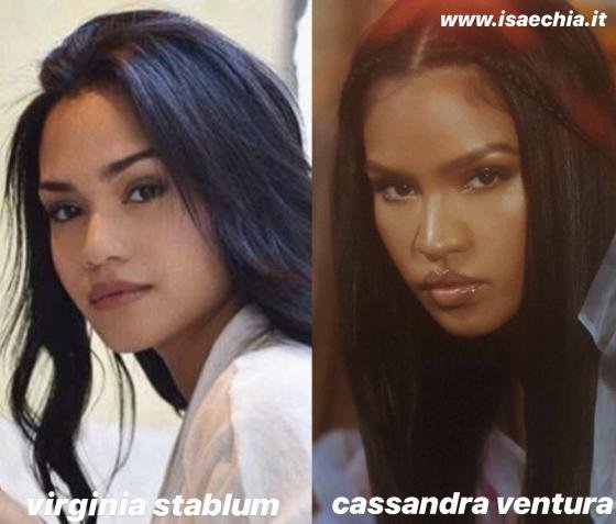 Somiglianza tra Virginia Stablum e Cassandra Ventura