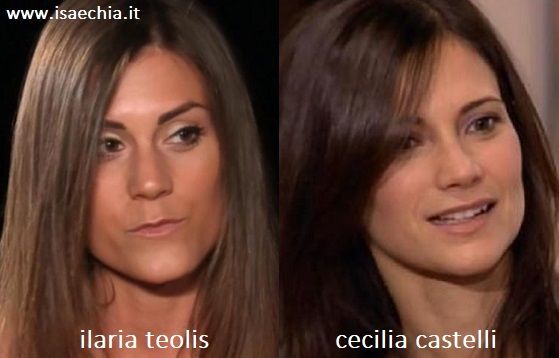 Somiglianza tra Ilaria Teolis e Cecilia Castelli di 'CentoVetrine'