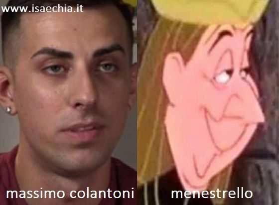Somiglianza tra Massimo Colantoni e il Menestrello