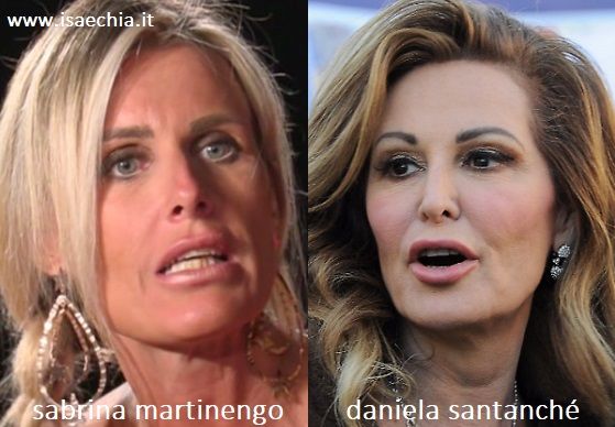 Somiglianza tra Sabrina Martinengo e Daniela Santanché
