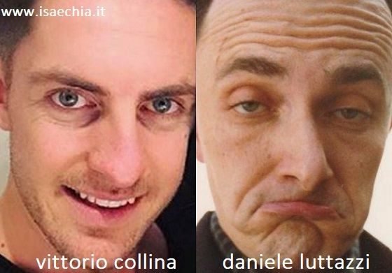 Somiglianza tra Vittorio Collina e Daniele Luttazzi