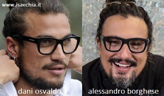 Somiglianza tra Dani Osvaldo e Alessandro Borghese