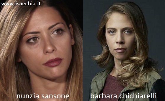 Somiglianza tra Nunzia Sansone e Livia Adami di 'Suburra'