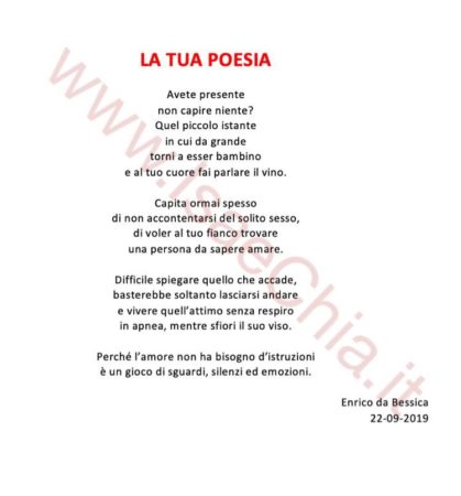 Enrico - Poesia