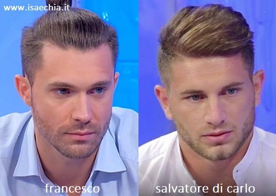 Somiglianza tra Francesco, corteggiatore di Sara Tozzi a 'Uomini e Donne', e Salvatore Di Carlo