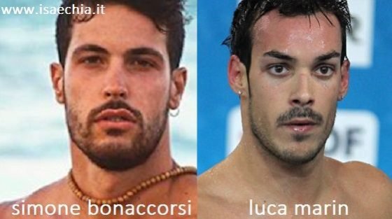 Somiglianza tra Simone Bonaccorsi e Luca Marin