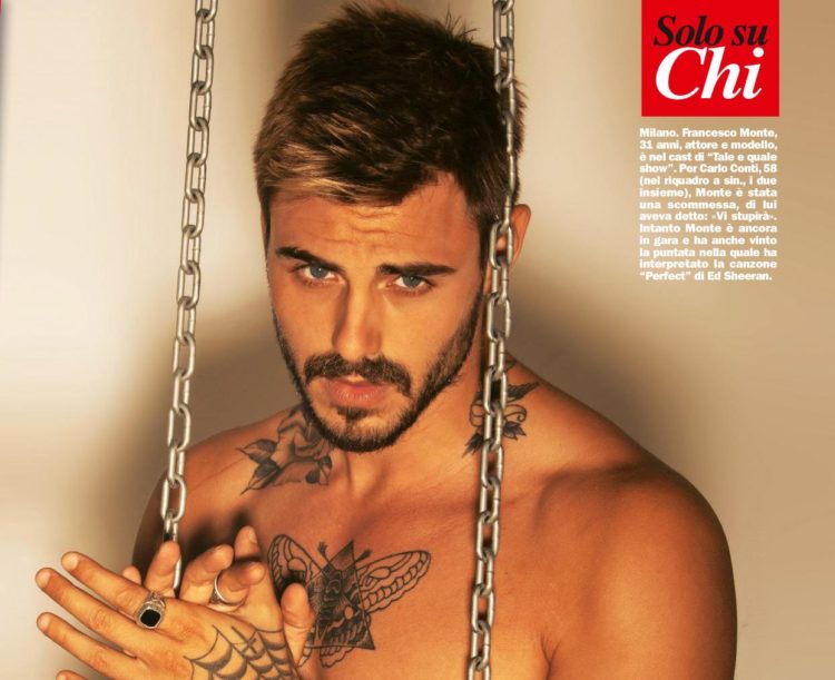 ‘Tale e Quale Show’, Francesco Monte si confessa a ‘Chi’: “Sono così: o mi ami o mi odi. Isabella De Candia? È bellissima, ma non solo esteriormente”. E a proposito di Giulia Salemi… preview