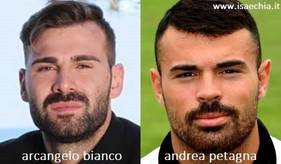 Somiglianza tra Arcangelo Bianco e Andrea Petagna