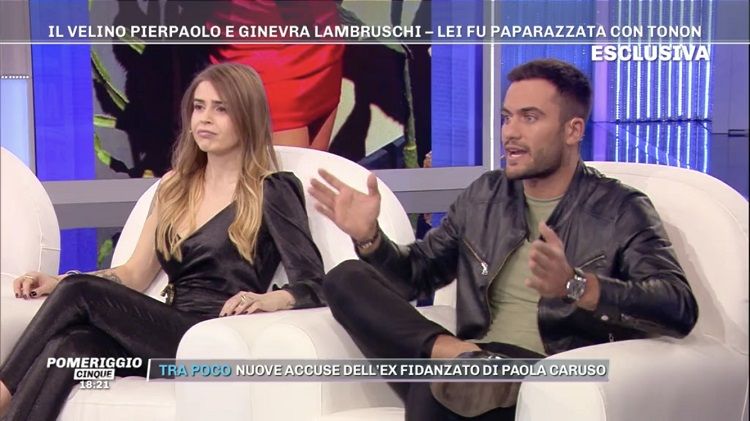 ‘Pomeriggio 5’, già al capolinea la frequentazione tra Pierpaolo Pretelli e Ginevra Lambruschi, che lo attacca: “Tre giorni fa abbiamo dormito insieme, poi è sparito” preview