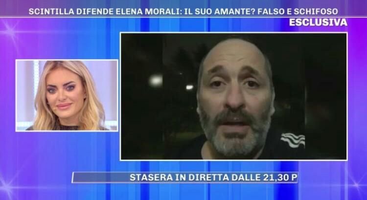 ‘Pomeriggio 5’, Scintilla smentisce le dichiarazioni del presunto amante di Elena Morali e difende la compagna: “Queste cose non andrebbero raccontate se vere, figuriamoci se inventate!”