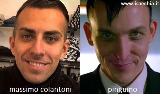 Somiglianza tra Massimo Colantoni e il Pinguino di 'Gotham'