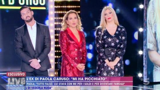 Live - Non è la D'urso - Paola Caruso, Moreno Merlo e Barbara D'Urso