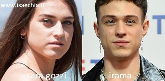 Somiglianza tra Gaia Gozzi e Irama