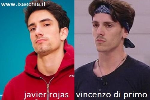 Somiglianza tra Javier Rojas e Vincenzo Di Primo