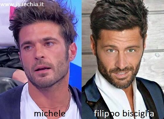 Somiglianza tra Michele e Filippo Bisciglia