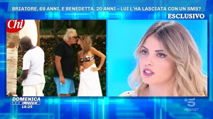 ‘Domenica Live’, tutta la verità di Benedetta Bosi sul suo presunto flirt con Flavio Briatore! (Video)