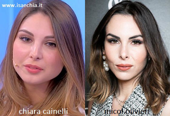Somiglianza tra Chiara Cainelli e Micol Olivieri
