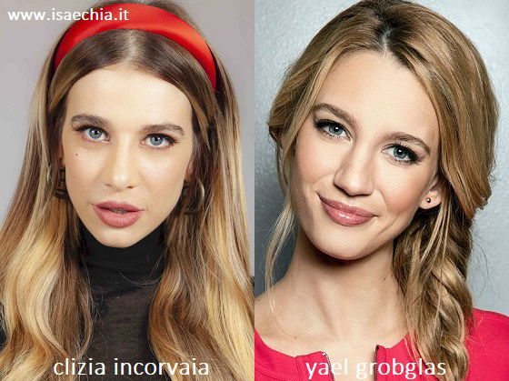 Somiglianza tra Clizia Incorvaia e Yael Grobglas