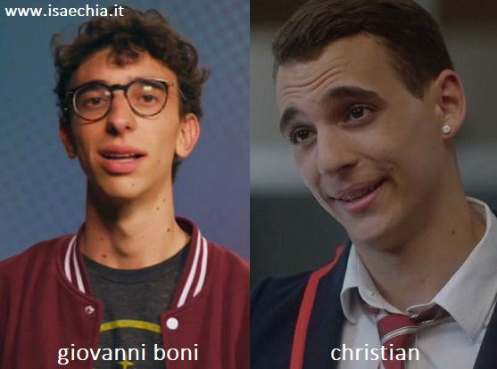 Somiglianza tra il secchione Giovanni Boni e Christian di 'Élite'