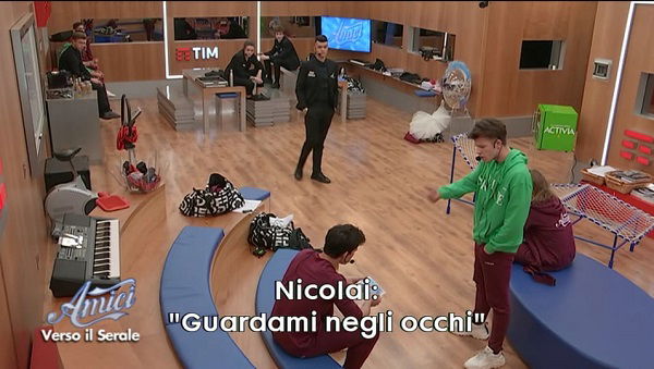 ‘Amici 19’, Nicolai Gorodiskii e Javier Rojas ai ferri corti dopo l’assegnazione delle maglie per il serale preview