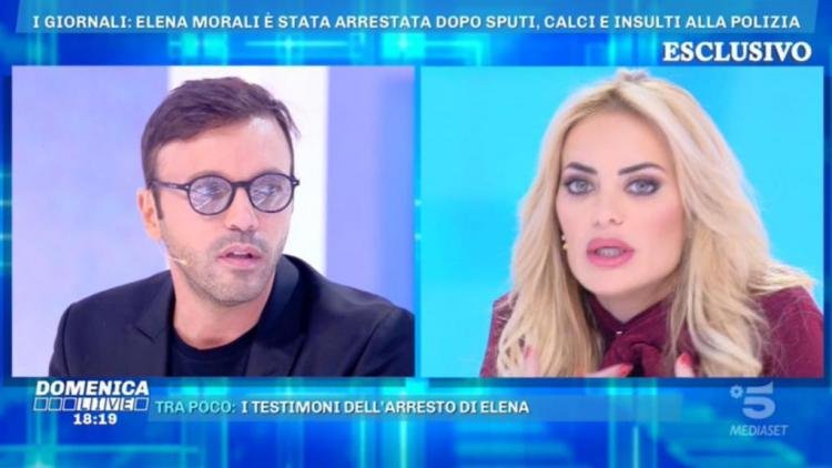 ‘Domenica Live’, Elena Morali e Daniele Di Lorenzo spiegano come sono andate davvero le cose durante la rissa che li ha visti protagonisti (Video)
