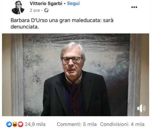 Facebook - Sgarbi