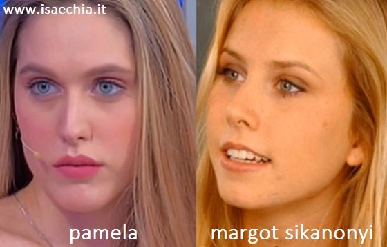 Somiglianza tra Pamela e Margot Sikaboyi