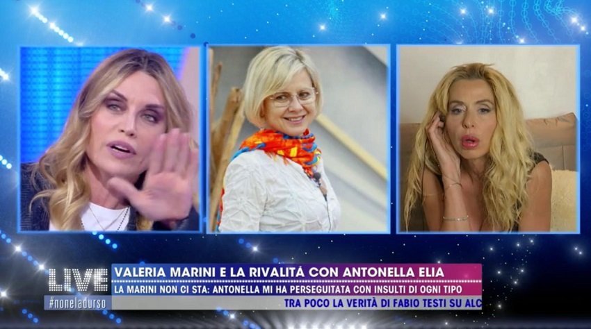 ‘Live – Non è la D’Urso’, è scontro tra Elenoire Casalegno e Valeria Marini: “Non mi far dire quello che ho visto io tre anni fa!” (Video)
