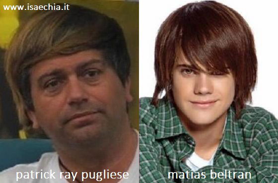 Somiglianza tra Patrick Ray Pugliese e Matias Beltran de ‘Il Mondo di Patty’