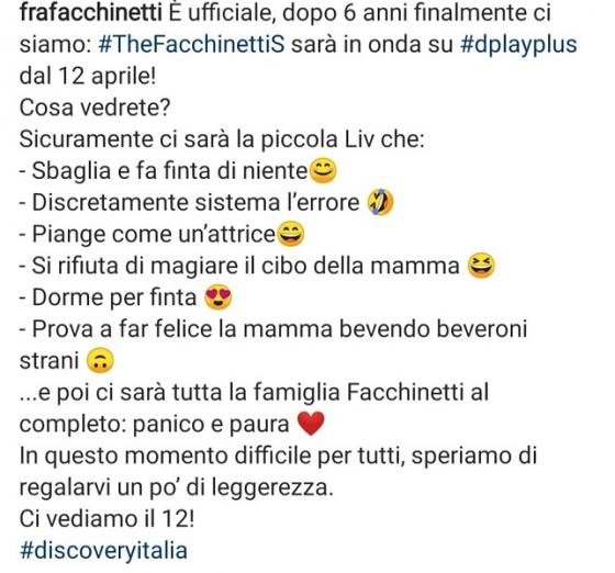 Instagram - Facchinetti