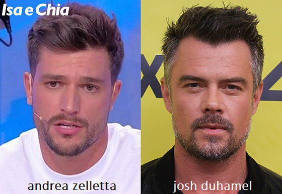 Somiglianza tra Andrea Zelletta e Josh Duhamel
