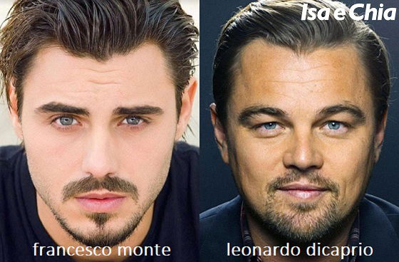 Somiglianza tra Francesco Monte e Leonardo DiCaprio