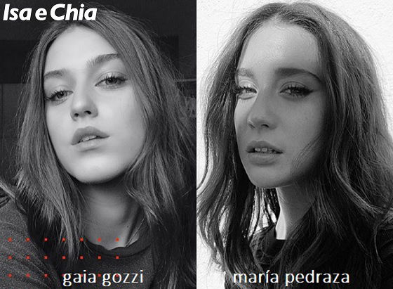 Somiglianza tra Gaia Gozzi e María Pedraza