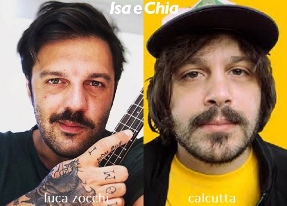 Somiglianza tra Luca Zocchi e Calcutta