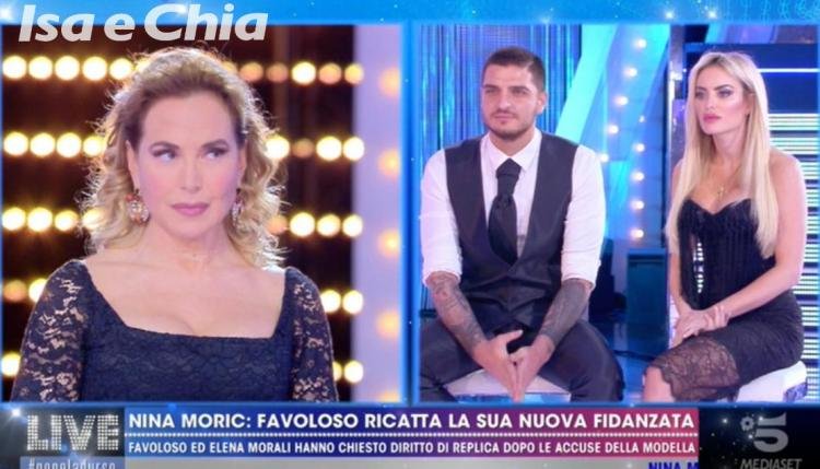‘Live – Non è la D’Urso’, Elena Morali smentisce di essere ricattata da Luigi Favoloso, poi sceglie di non mandare in onda la telefonata tra lei e Nina Moric (Video)